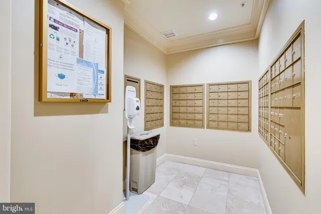 a view of a building with a street