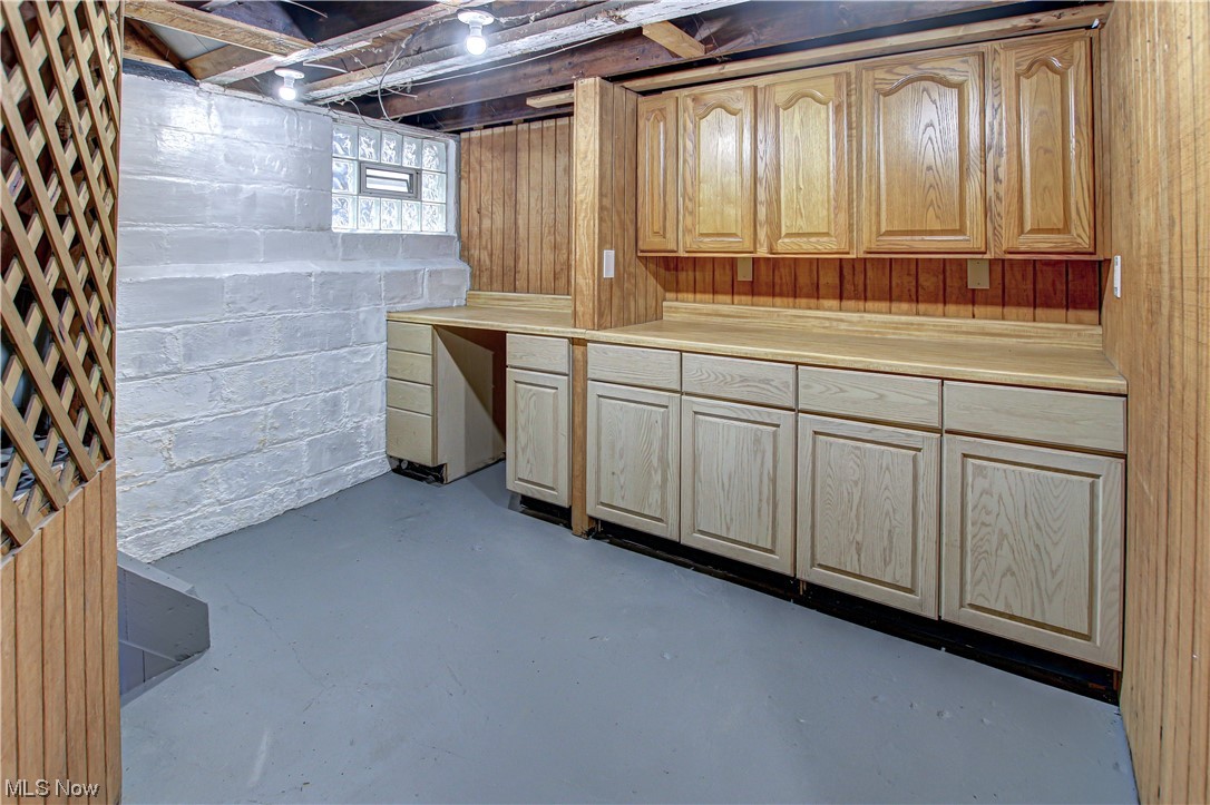 4764 Rockwood Road Cleveland, OH 44125 - Photo 21 of 35 Basement featuring wooden walls