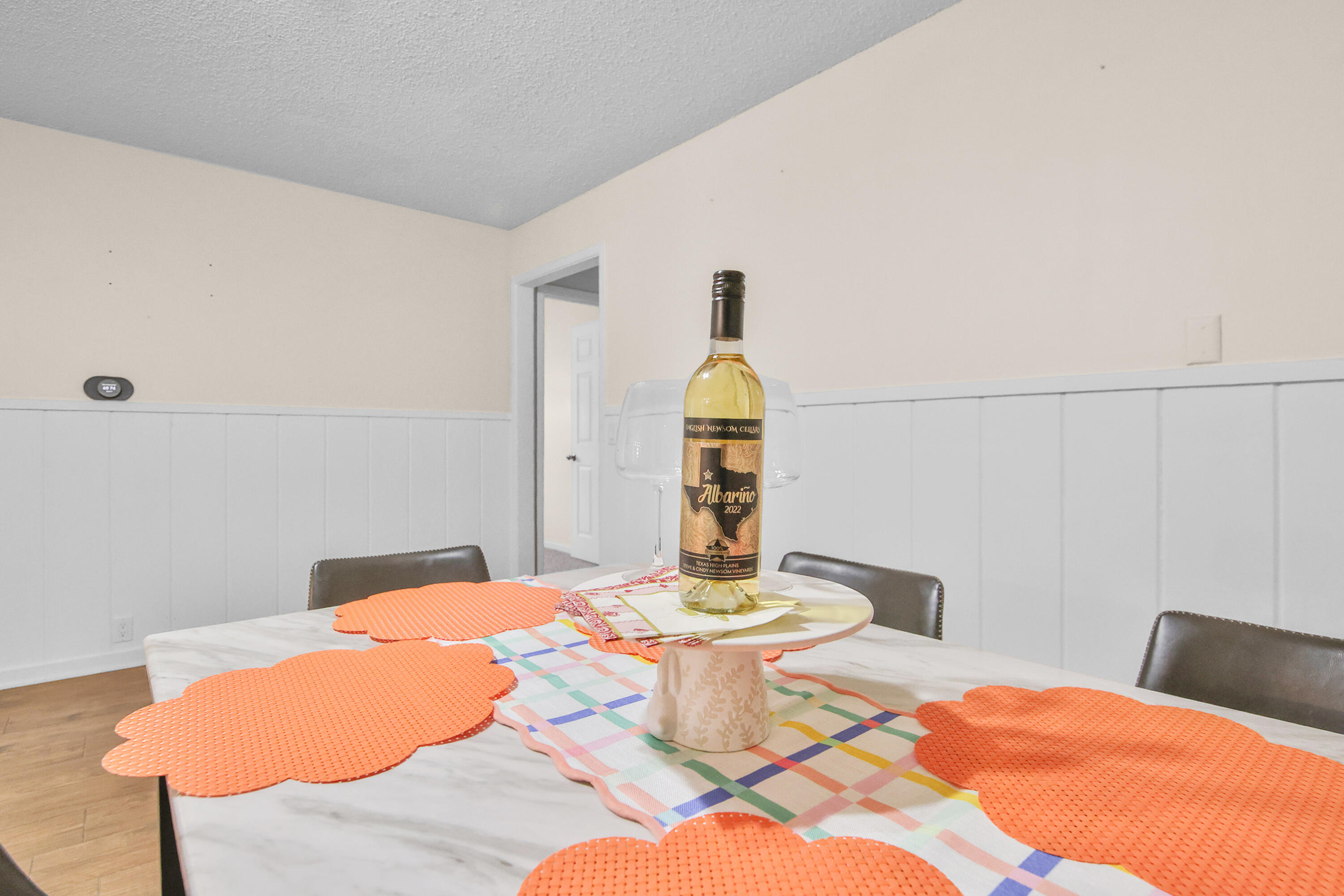 4513 48th Street Lubbock, TX 79414 - Photo 45 of 55 a bedroom with a bed and wooden floor