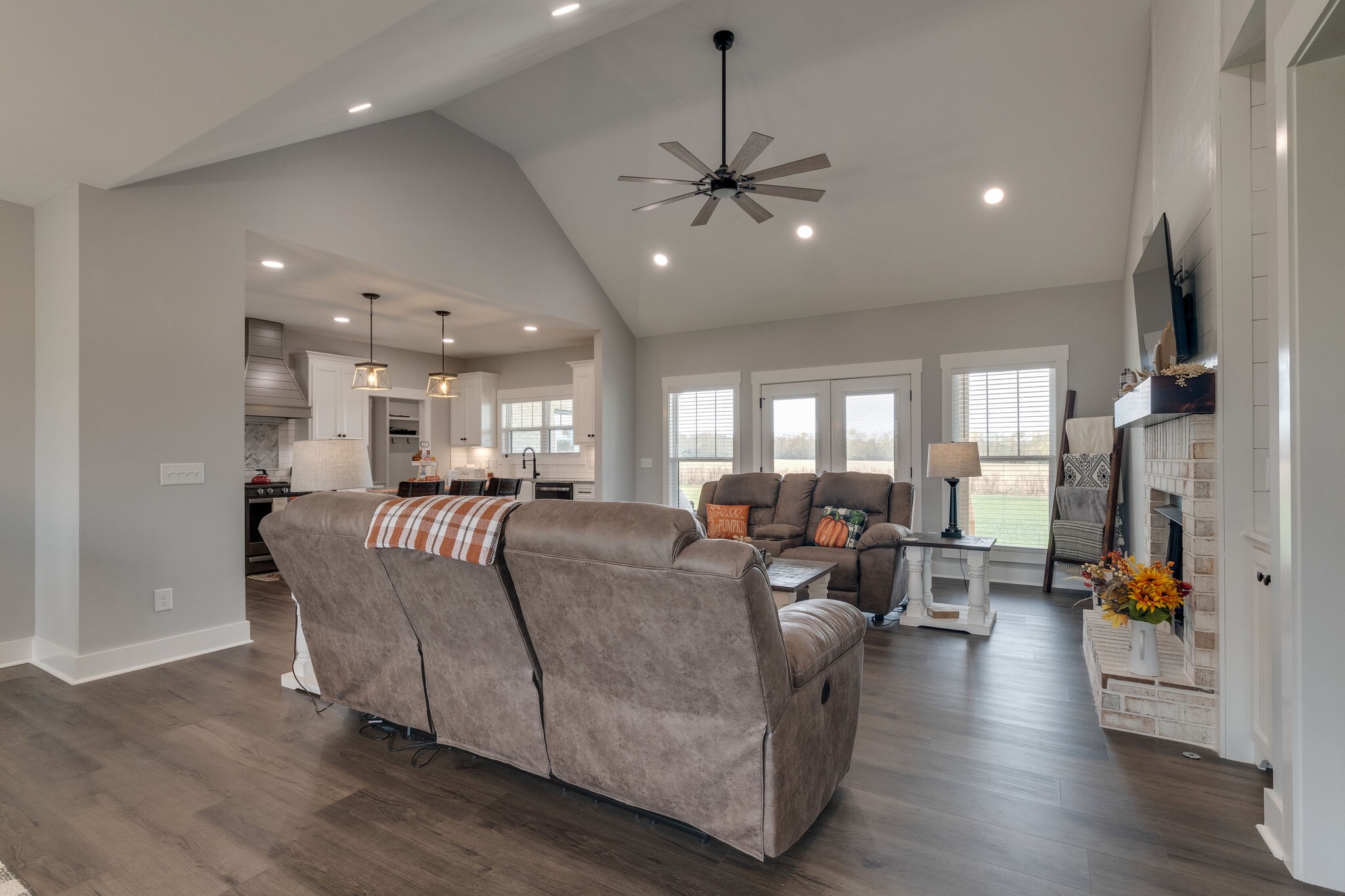 947 South Cross Bridges Road Mount Pleasant, TN 38474 - Photo 10 of 37 a living room with furniture and a chandelier