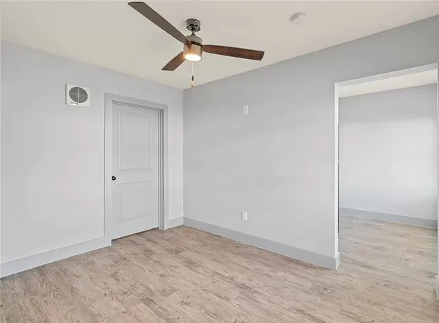 wooden floor in an empty room