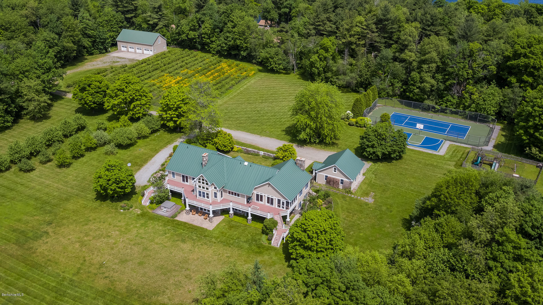 305 Moreau Road Tolland, MA 01034 - Photo 8 of 49 an aerial view of a house with outdoor space and street view