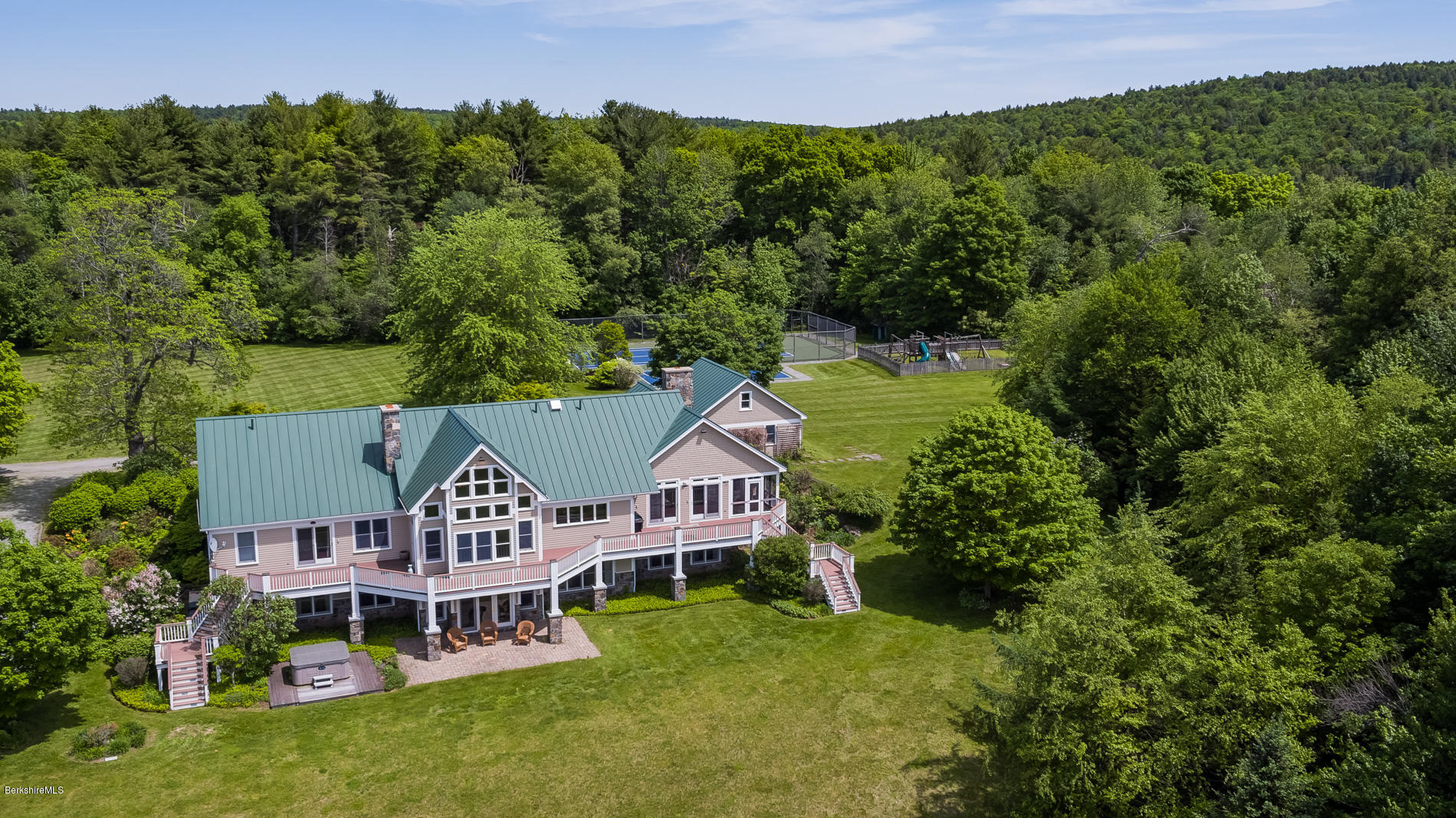 305 Moreau Road Tolland, MA 01034 - Photo 10 of 49 an aerial view of a house with a big yard