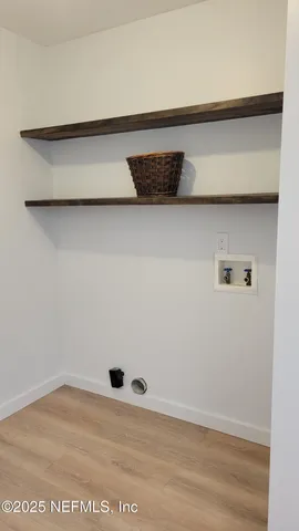 a view of wooden floor