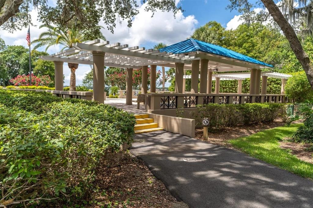 4324 Auston Way Palm Harbor, FL 34685 - Photo 49 of 54 a view of a house with backyard and sitting area