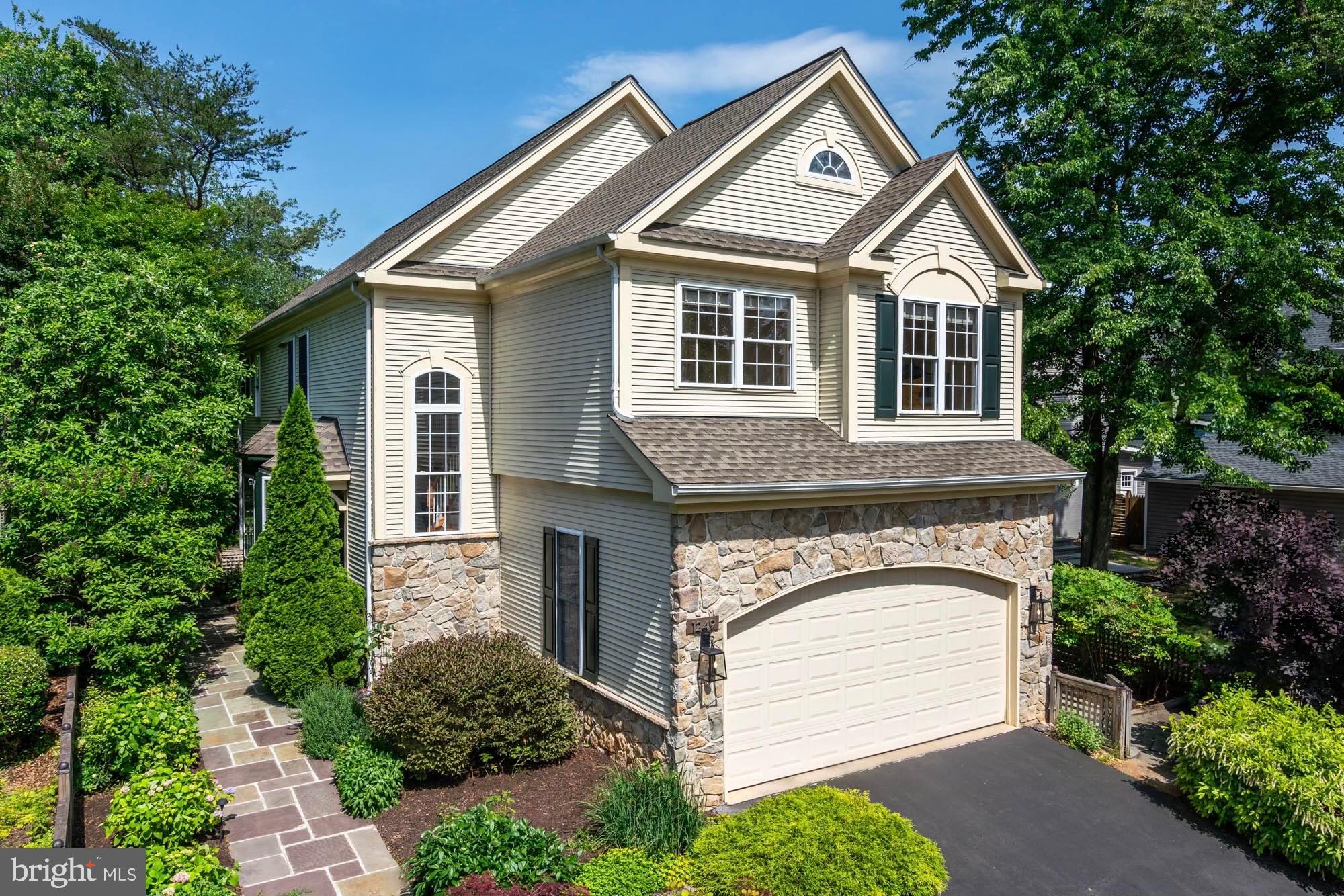 1249 Beverly Road McLean, VA 22101 - Photo 2 of 48 Slate Walkway to Front Entrance
