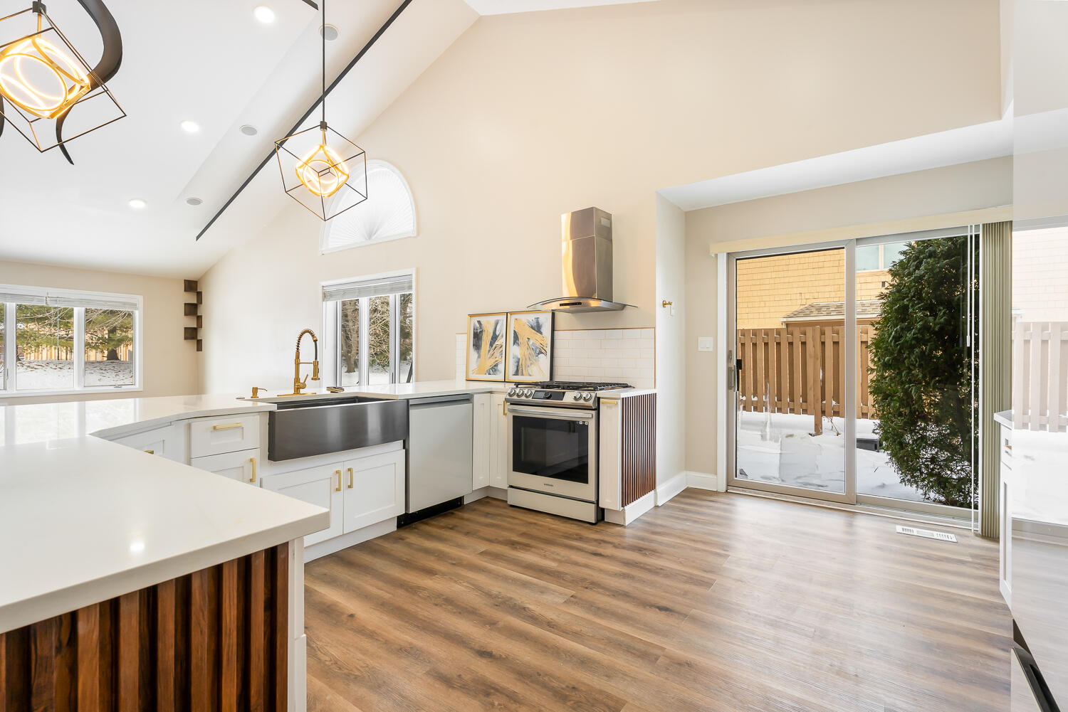902 Cornwallis Lane Munster, IN 46321 - Photo 15 of 59 a kitchen with stainless steel appliances a white stove top oven and a refrigerator