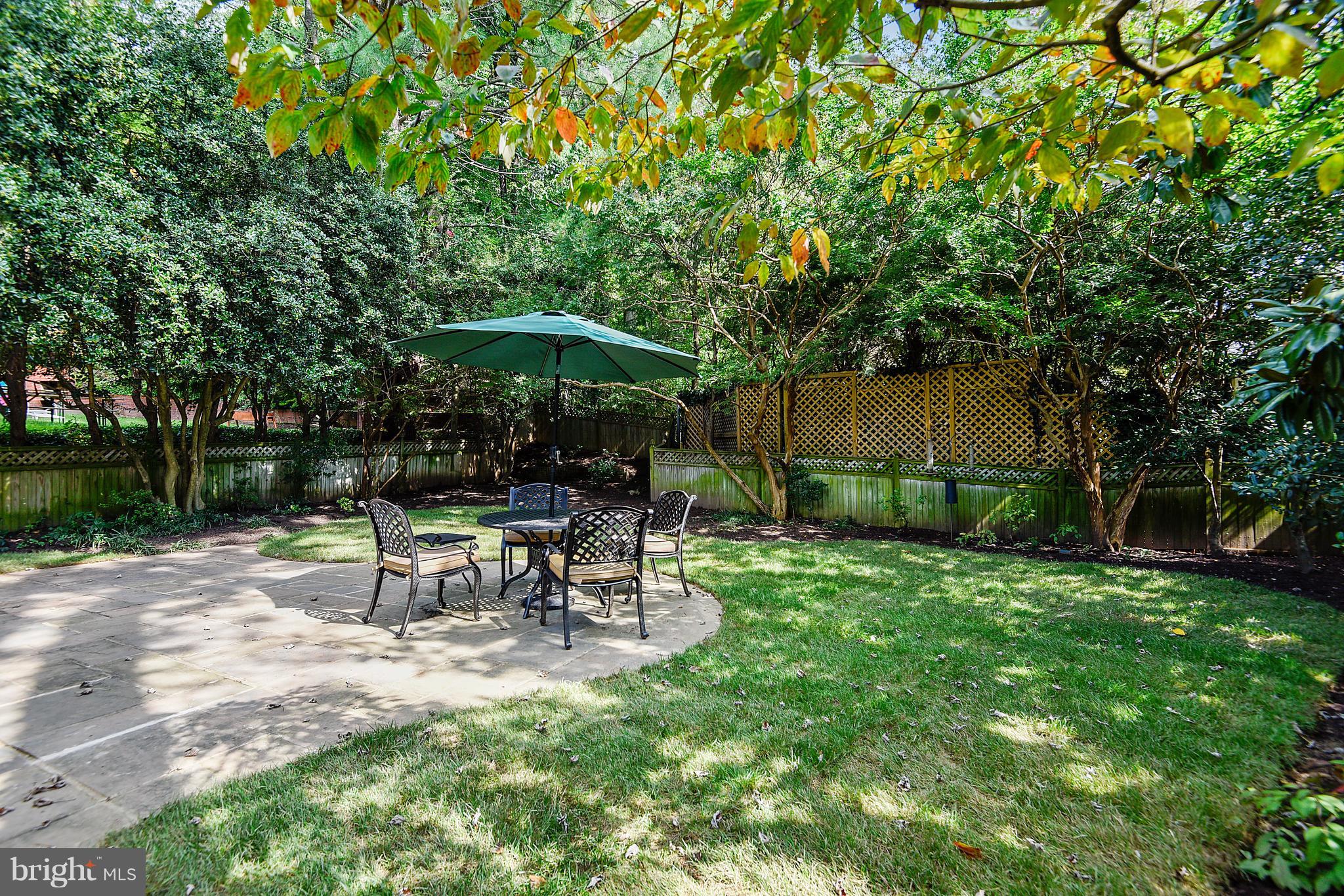 2205 46th Street Northwest Washington, DC 20007 - Photo 29 of 30 Private, landscaped yard