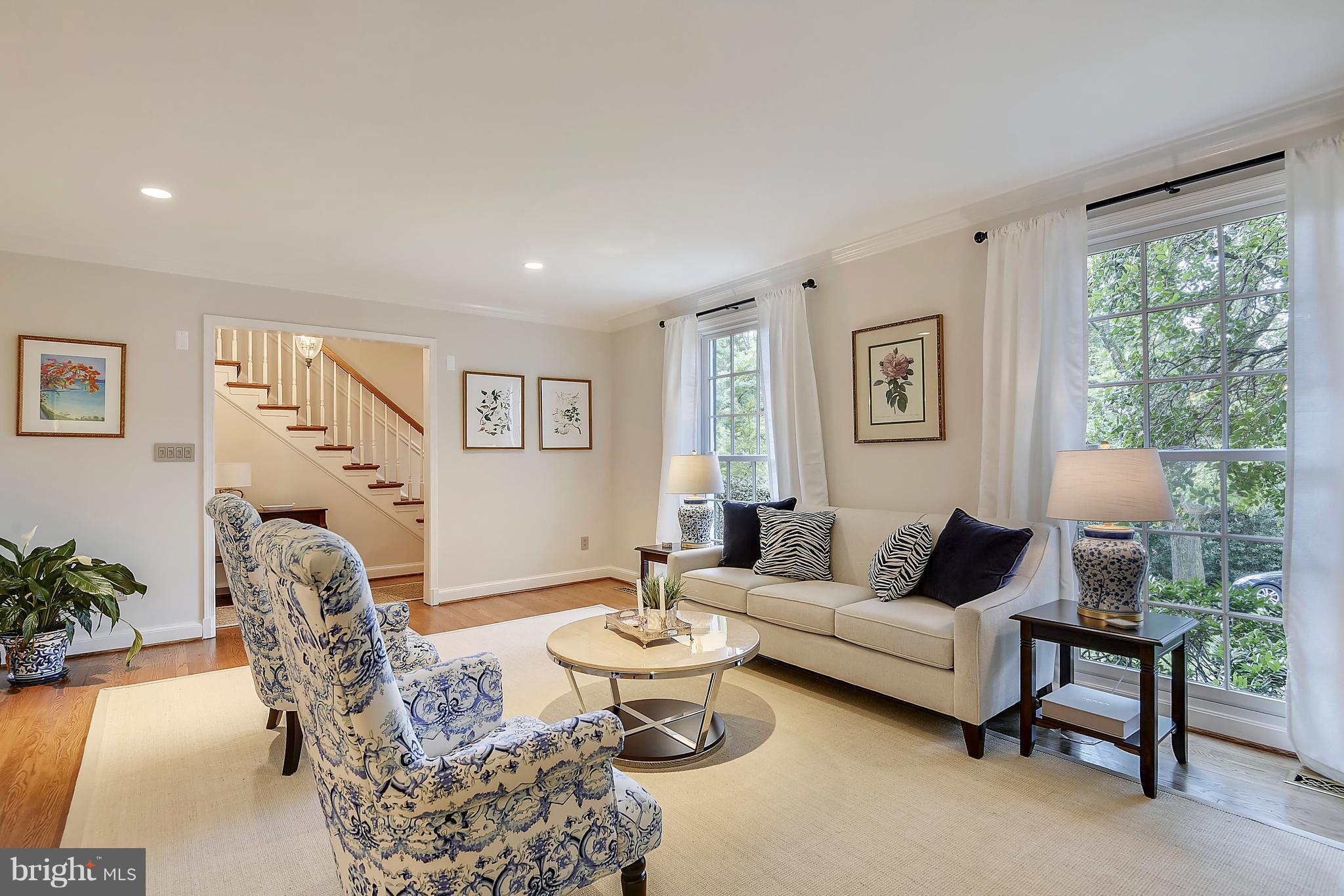 2205 46th Street Northwest Washington, DC 20007 - Photo 5 of 30 Living Room