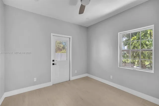 a view of an empty room