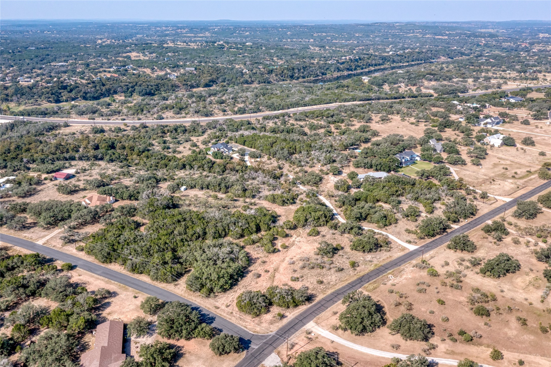 2600 Indian Divide Road Spicewood, TX 78669 - Photo 14 of 25 Aerial view of property's location with rural landscape