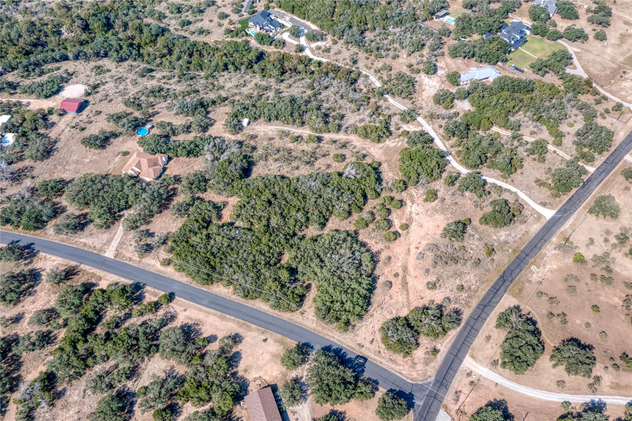 2600 Indian Divide Road Spicewood, TX 78669 - Photo 16 of 25 Aerial view of property's location with rural landscape