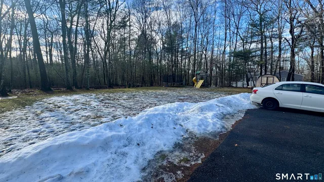 a view of parking with a sink