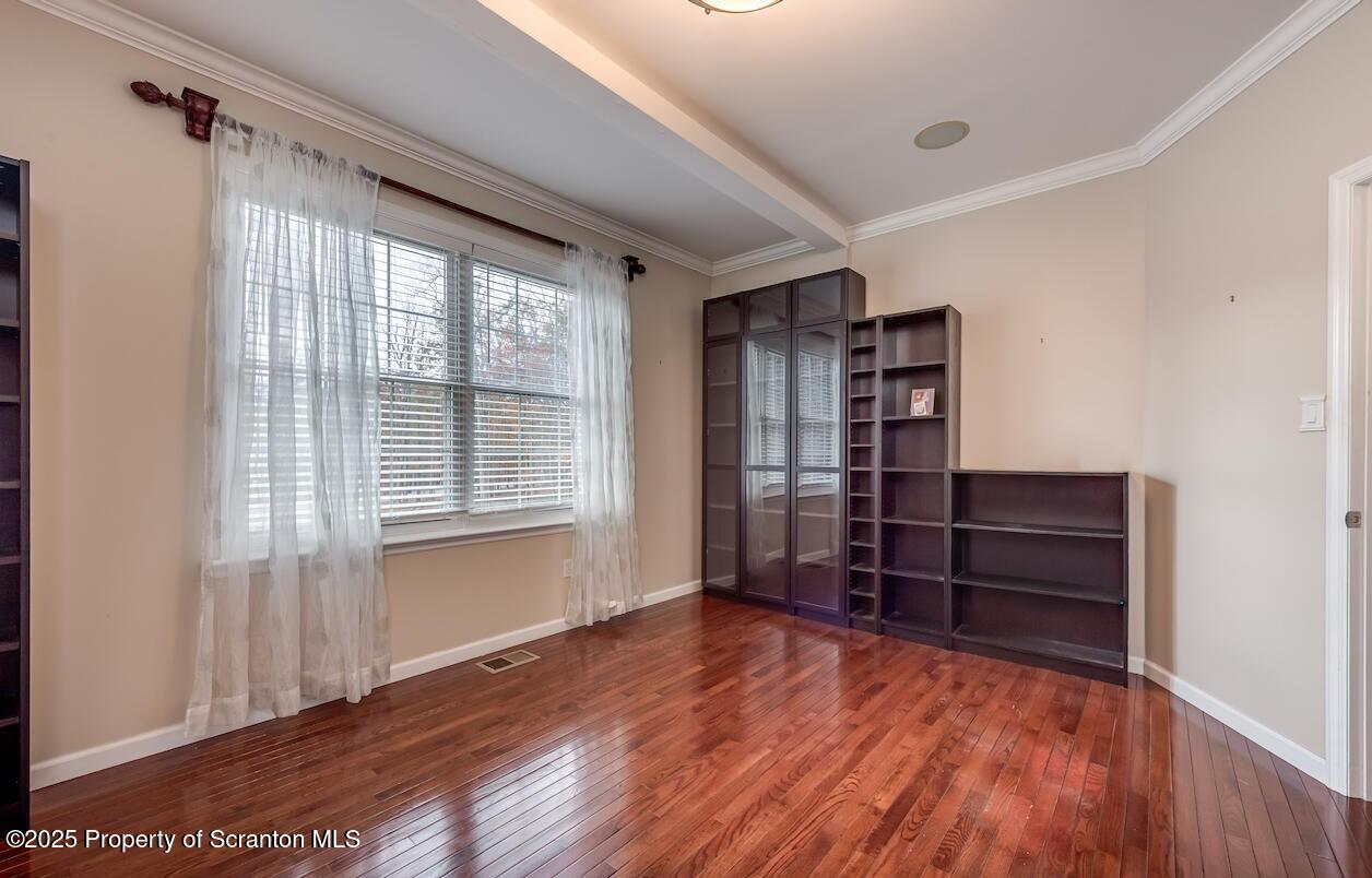 1300 Sandspring Road Wilkes Barre, PA 18702 - Photo 12 of 26 a view of empty room with wooden floor and fan