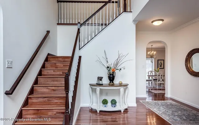 a view of entryway and hall