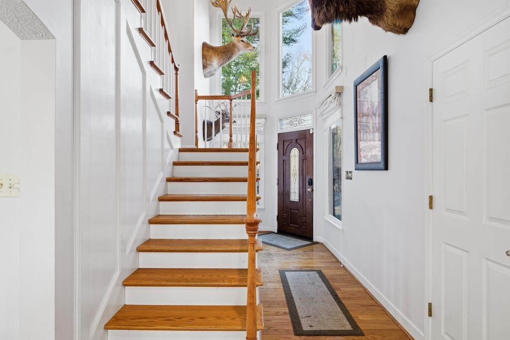 3537 Ferncliff Road Pulaski, VA 24301 - Photo 3 of 50 a view of staircase with white walls and a window