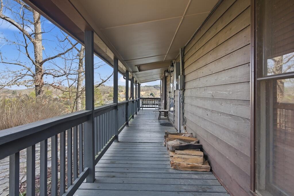 3537 Ferncliff Road Pulaski, VA 24301 - Photo 35 of 50 a view of balcony with wooden floor