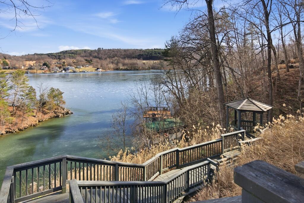 3537 Ferncliff Road Pulaski, VA 24301 - Photo 37 of 50 a view of a lake from a balcony