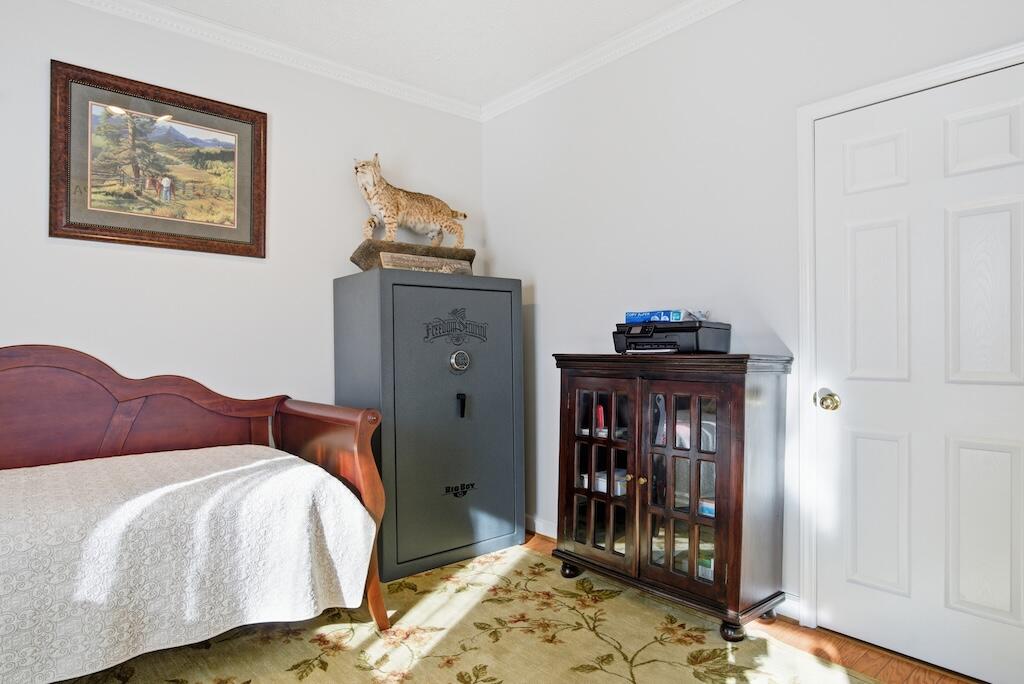 3537 Ferncliff Road Pulaski, VA 24301 - Photo 10 of 50 a bedroom with a bed and wooden floor
