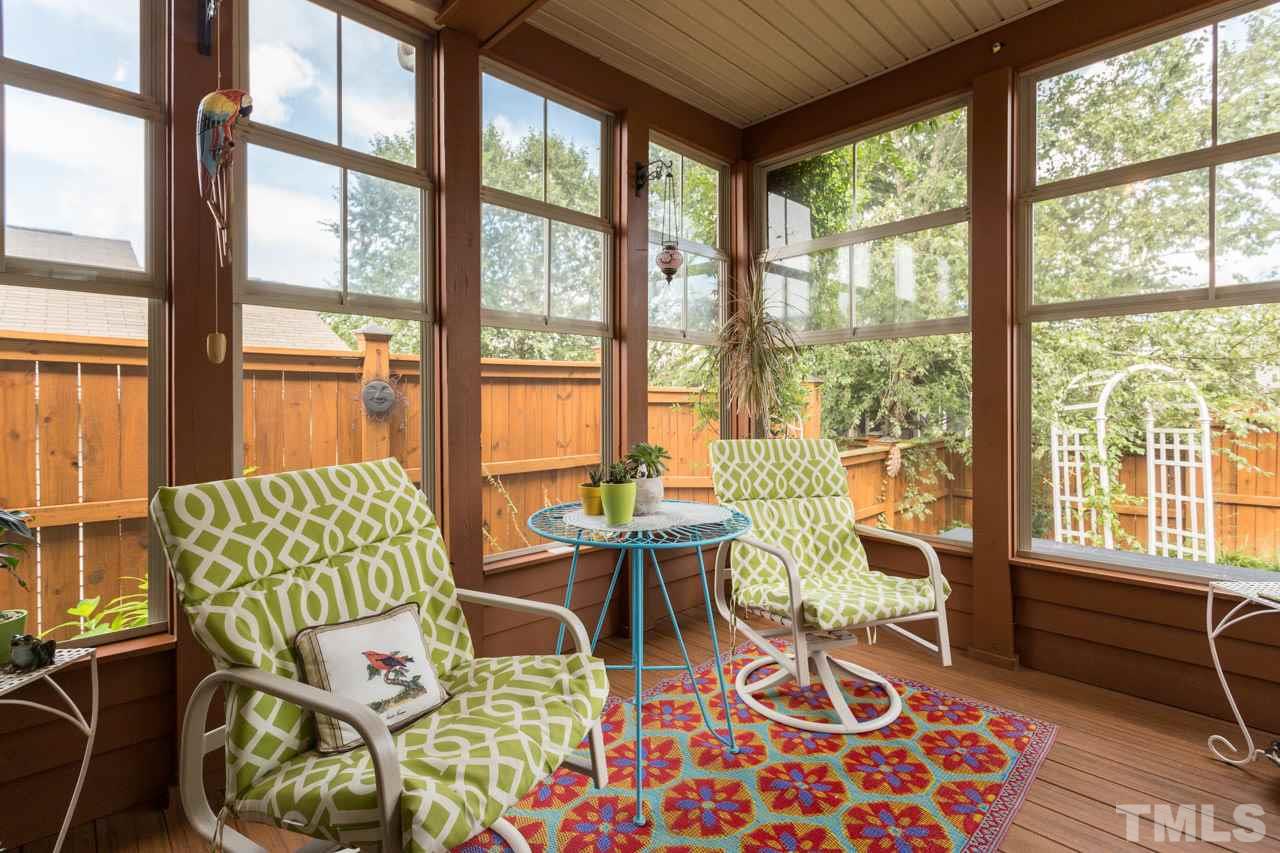 8536 Lasilla Way Raleigh, NC 27616 - Photo 4 of 25 This porch addition contains Eze Breeze windows and a maintainence free flooring.