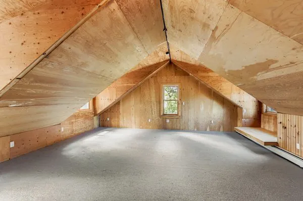 a view of a house with a staircase