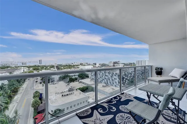 a view of a terrace with sitting area