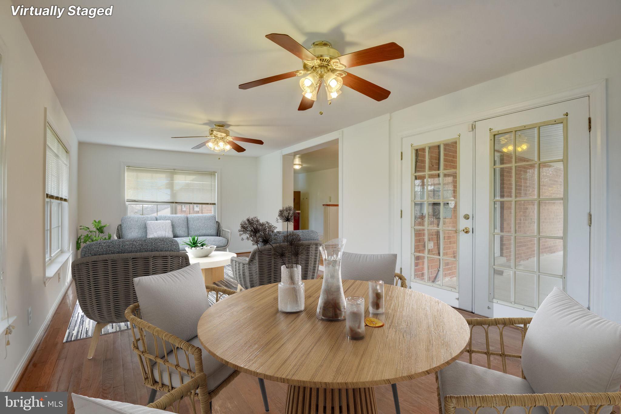 2934 Craiglawn Road Silver Spring, MD 20904 - Photo 12 of 39 12 - VIRTUALLY STAGED - Sun Room -Main Level