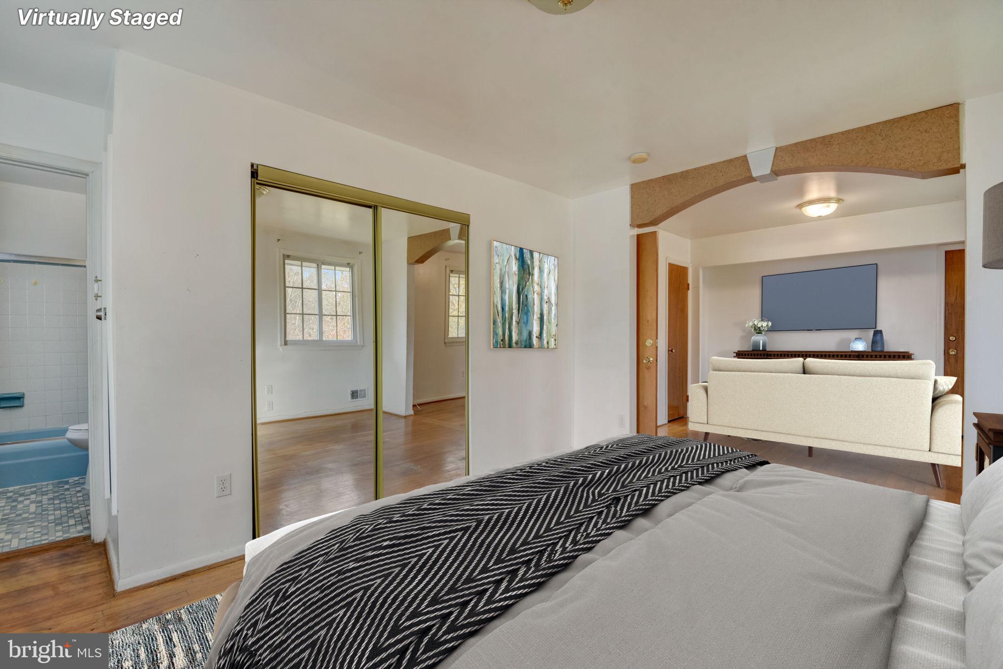 2934 Craiglawn Road Silver Spring, MD 20904 - Photo 15 of 39 15 - VIRTUALLY STAGED - Main bedroom & sitting rm