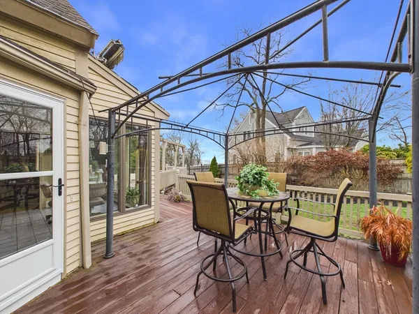 a view of an outdoor space with a patio