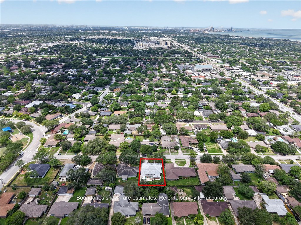 609 Peerman Place Corpus Christi, TX 78411 - Photo 35 of 36 an aerial view of a city