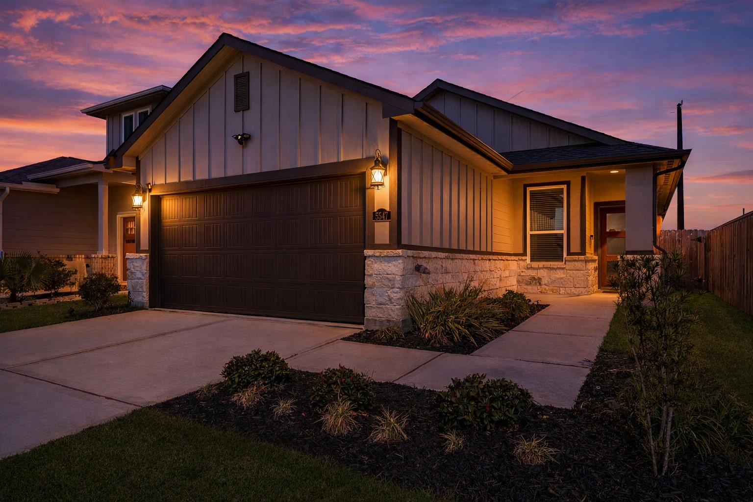 5547 Madden Lane Houston, TX 77048 - Photo 1 of 20 a front view of house with yard and outdoor seating