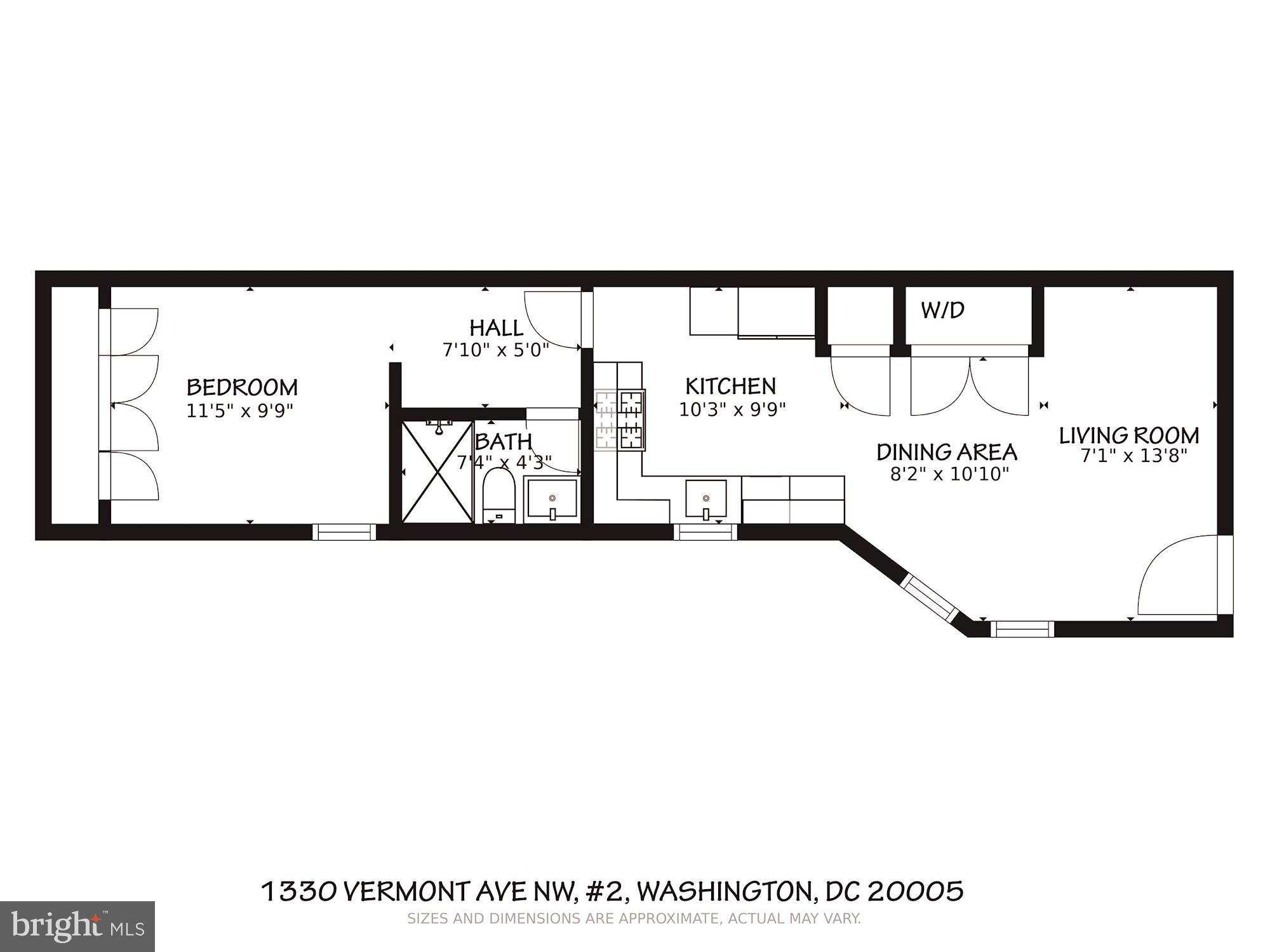1330 Vermont Avenue Northwest, Unit 2 Washington, DC 20005 - Photo 17 of 17 Floor Plans