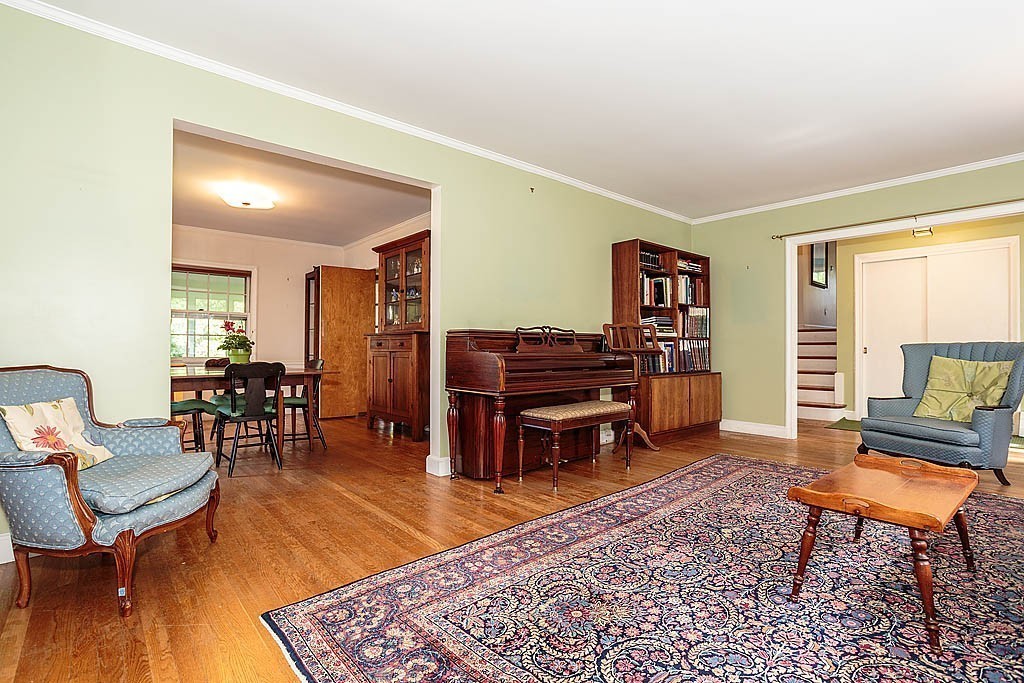 75 Taylor Road Belmont, MA 02478 - Photo 4 of 17 a living room with furniture and a wooden floor