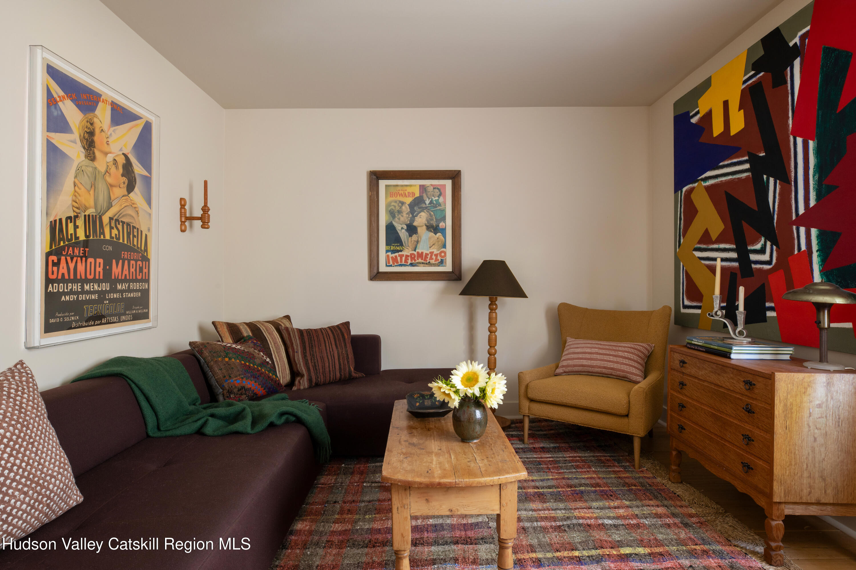 353 Haas Hill Road Climax, NY 12042 - Photo 18 of 50 a living room with furniture and a painting on the wall