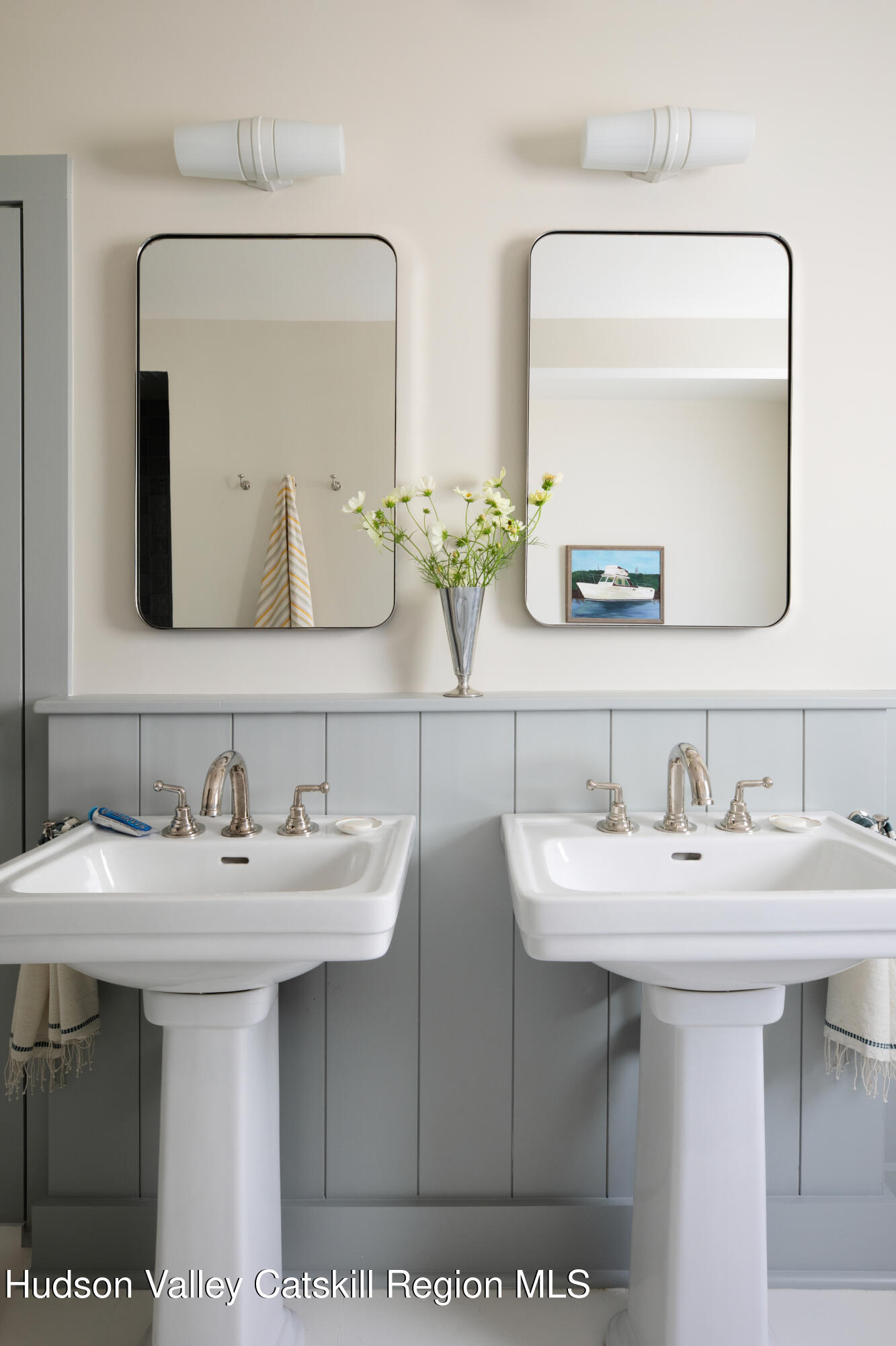 353 Haas Hill Road Climax, NY 12042 - Photo 23 of 50 a bathroom with a sink and a mirror