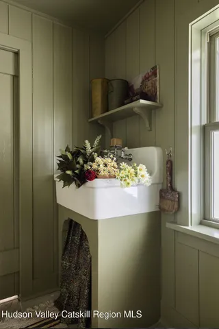 a front view of a building with street