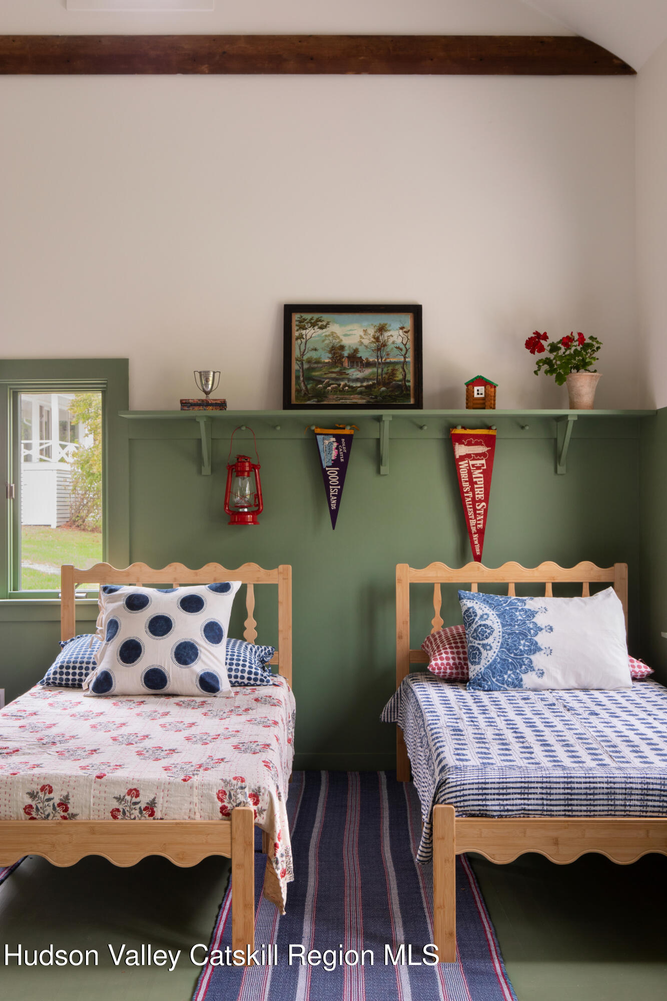 353 Haas Hill Road Climax, NY 12042 - Photo 45 of 50 a bedroom with a bed and flat screen tv