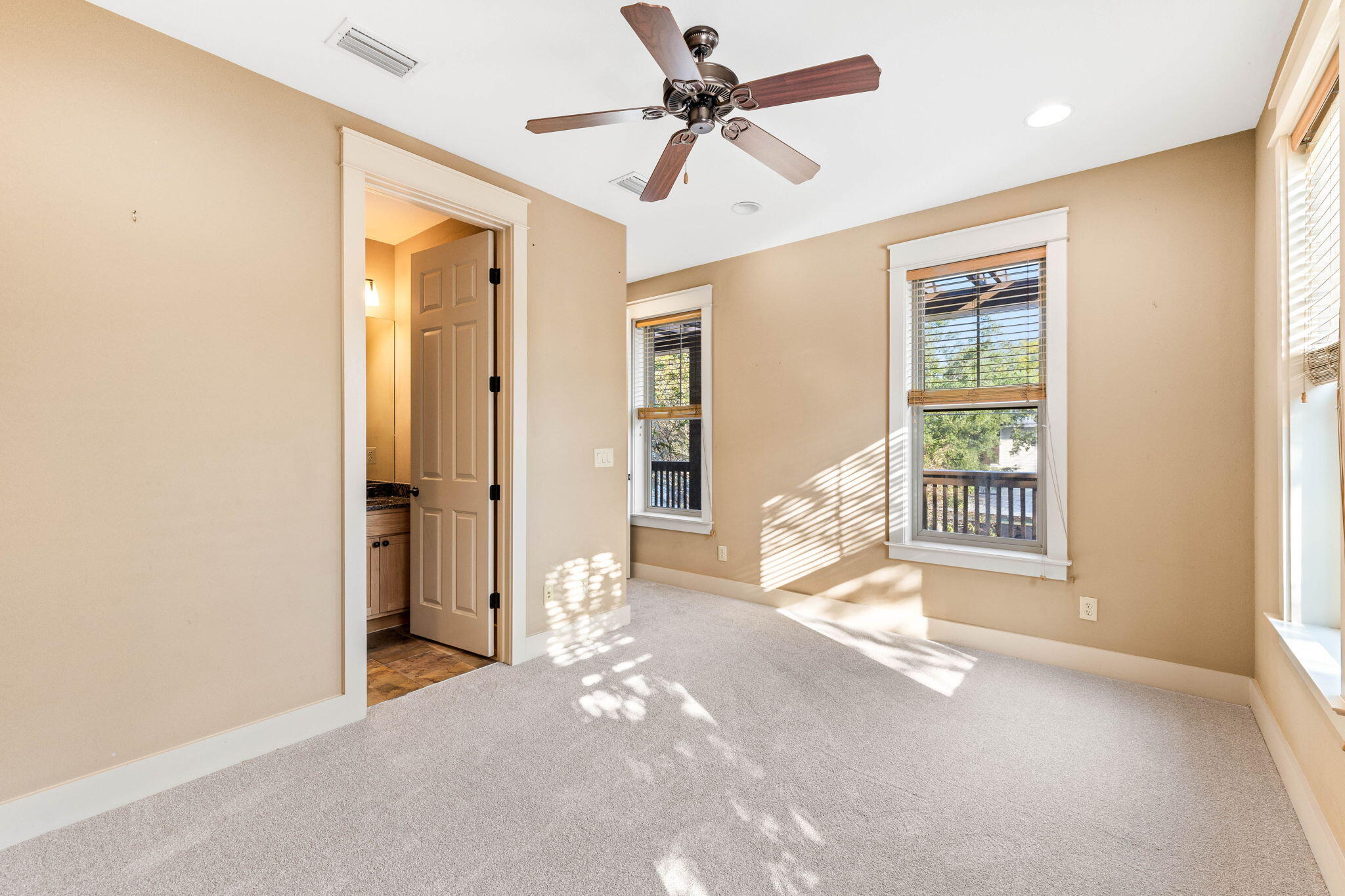 8 Gulf Mark Lane Santa Rosa Beach, FL 32459 - Photo 21 of 44 a view of livingroom with hardwood floor and a ceiling fan