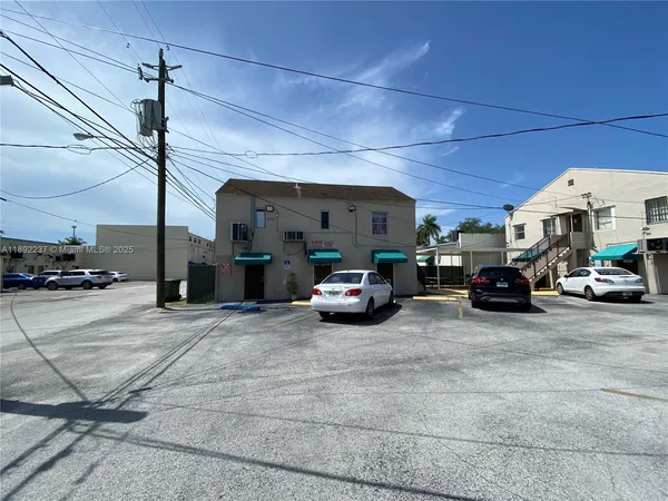 a view of parking area