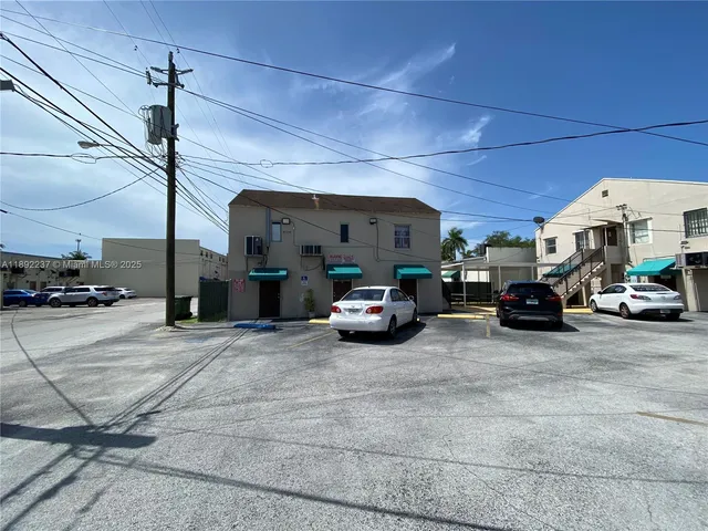 a view of parking area