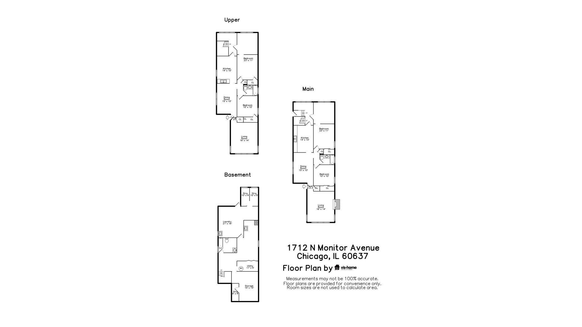 1712 North Monitor Avenue Chicago, IL 60639 - Photo 32 of 33 a picture of floor plan