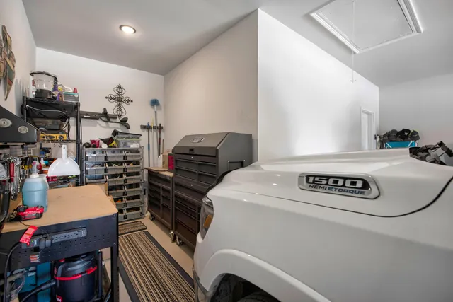 a view of backyard of house