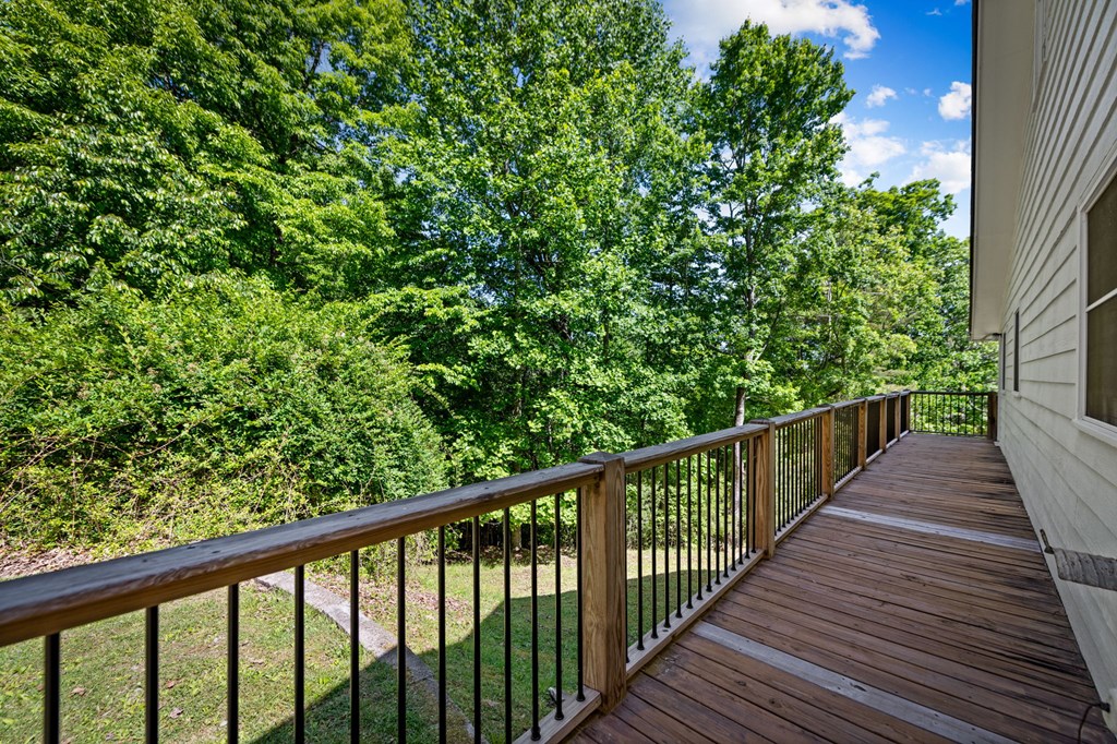 760 River Bend Lane Blue Ridge, GA 30513 - Photo 71 of 101 a view of a balcony with wooden floor