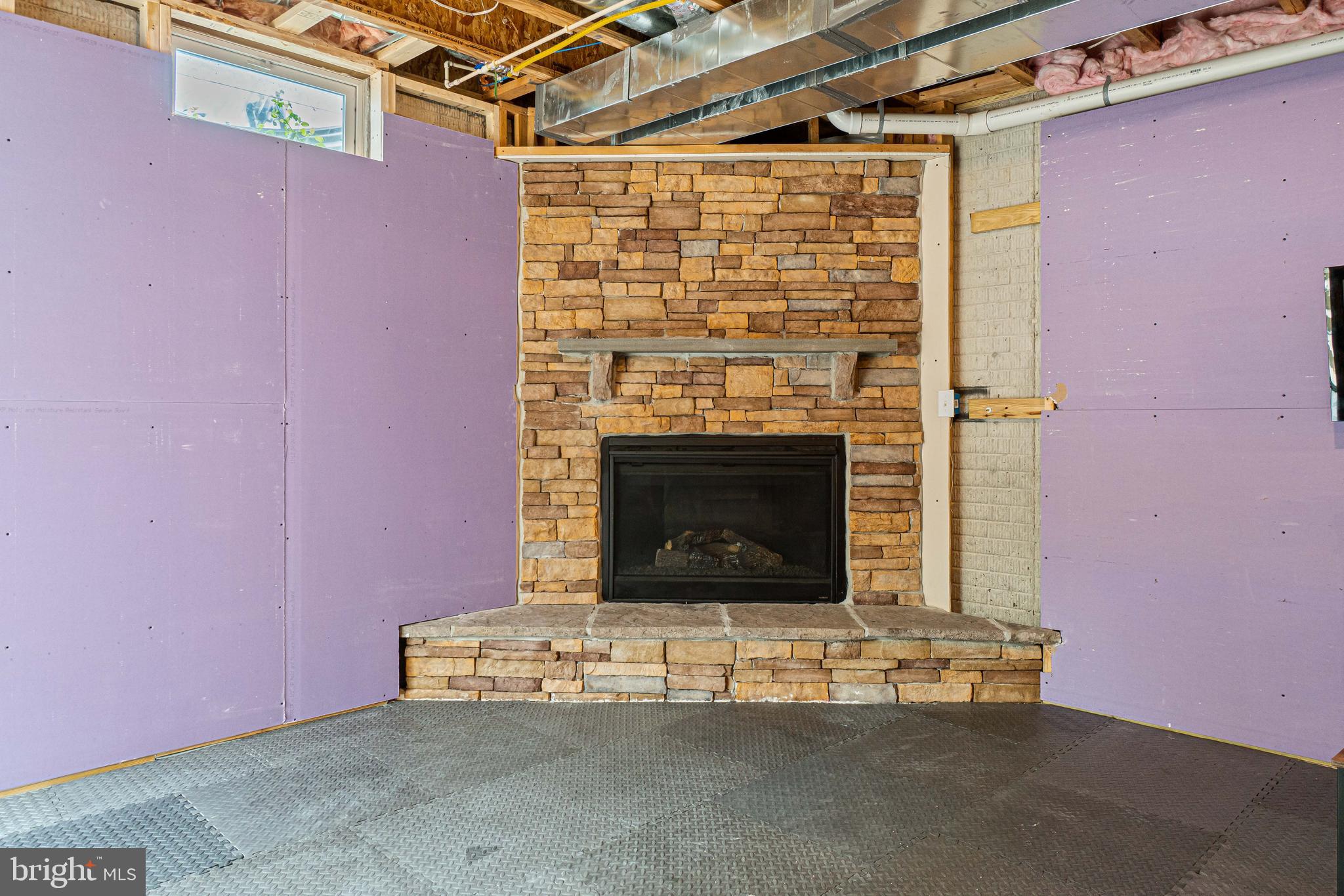 576 Claiborne Road North East, MD 21901 - Photo 27 of 33 Basement Fireplace