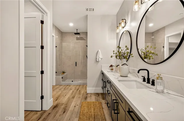 a view of wooden floor