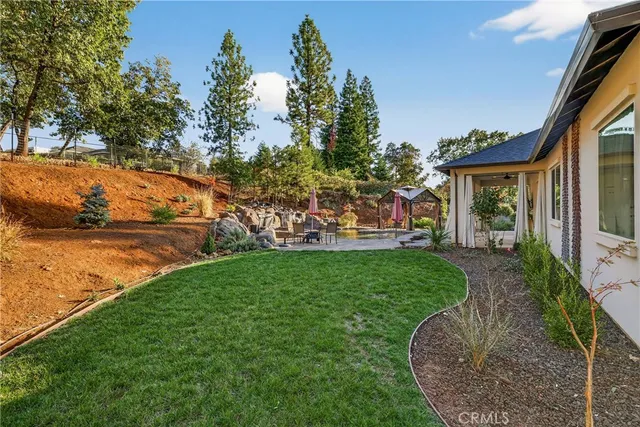 a living room with large windows