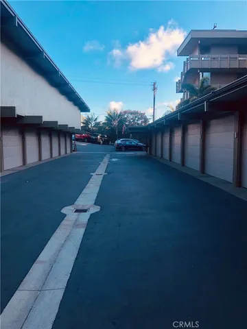 a view of a balcony with an outdoor space