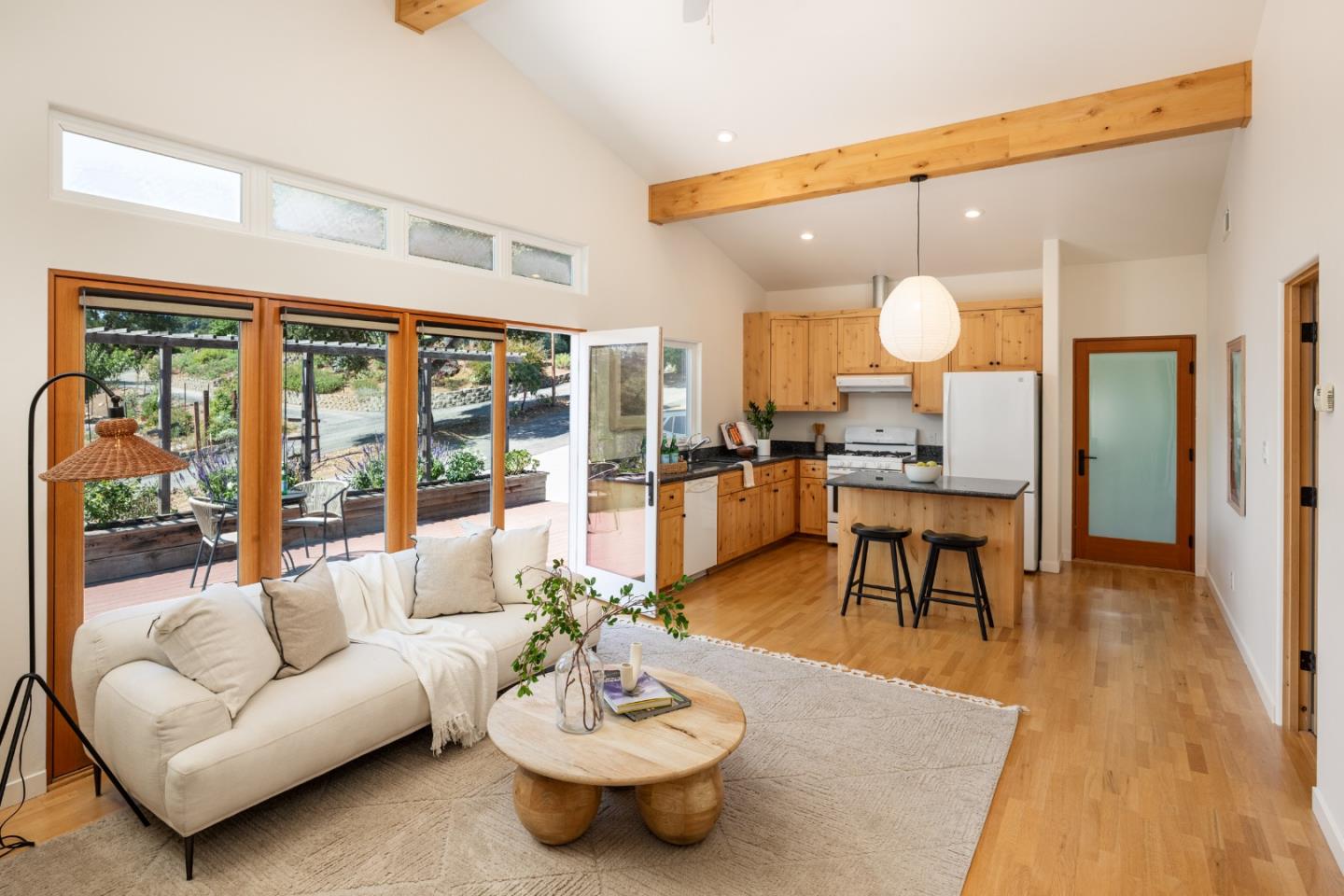 6932 Freedom Boulevard Aptos, CA 95003 - Photo 22 of 49 a living room with furniture and a large window