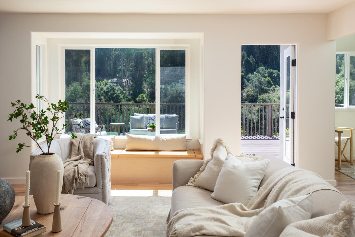 6932 Freedom Boulevard Aptos, CA 95003 - Photo 4 of 49 a living room with furniture and a potted plant