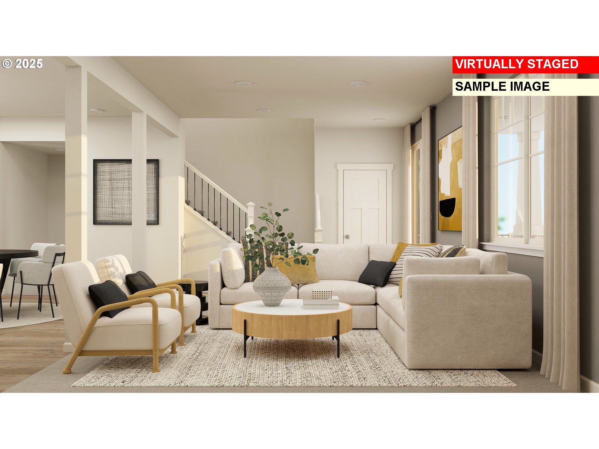 12178 Southwest Bittern Terrace Beaverton, OR 97007 - Photo 5 of 25 a living room with furniture and a large window